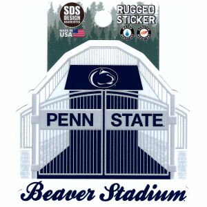 Penn State Beaver Stadium gate rugged sticker